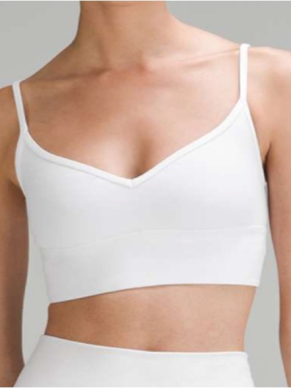 Lululemon sz 6  Align Sweetheart Bra *Light Support, White Bra | Size 8, A/B Cup